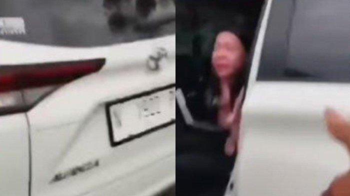 Tangkap layar video wanita di Probolinggo diduga dianiaya pacarnya di dalam mobil