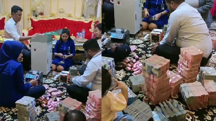 Teller bank ke rumah Mira Hayati untuk mengambil uang setoran