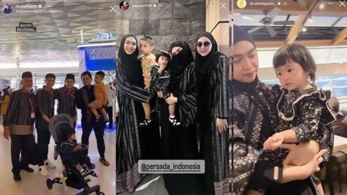 Teuku Ryan dan Ria Ricis umroh bareng keluarga tapi berangkat ke bandara sendiri-sendiri