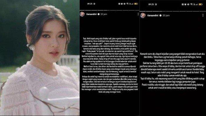 Tiara Andini menceritakan penganiayaan yang dialami timnya