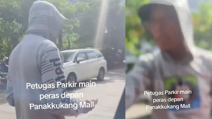 Tukang parkir patok tarif 3 kali lipar dari harga di karcis geger dengan pengemudi
