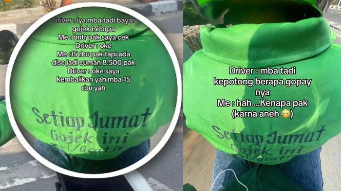 Tulisan di jaket driver ojol hingga membuat penumpang menangis
