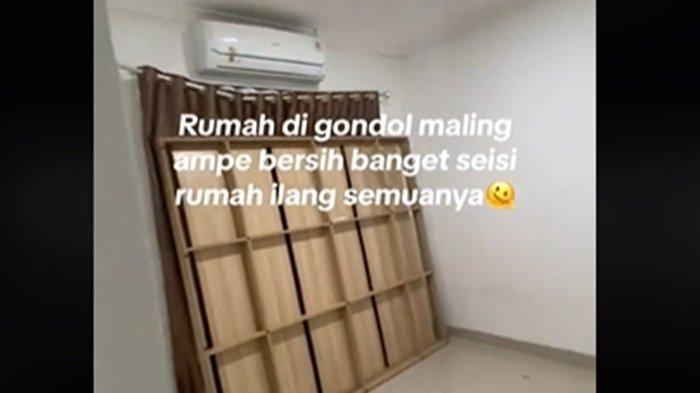 Unggahan Story Tiktok Warganet yang Seisi Rumahnya Kemalingan (Tiktok)