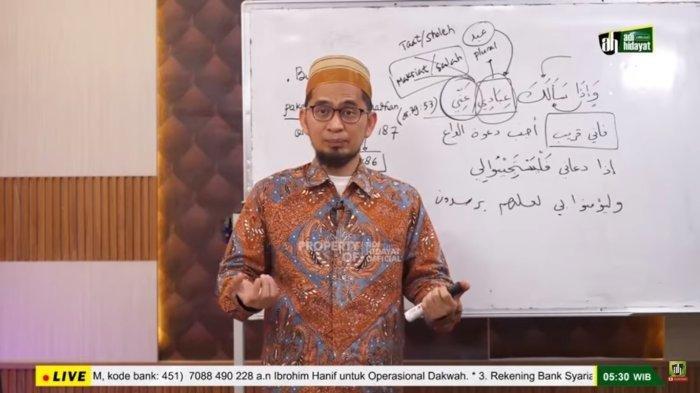 Ustadz Adi Hidayat menjelaskan kumpulan doa-doa di Bulan Ramadhan 2024, di antaranya ada doa yang dibaca saat jeda Sholat Tarawih.