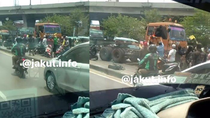 Video viral sopir truk dihakimi warga
