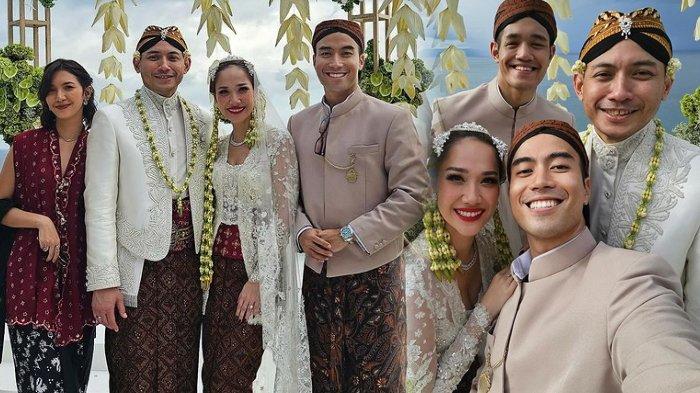 Vidi Aldiano saat menghadiri akad nikah pernikahan BCL dan Tiko