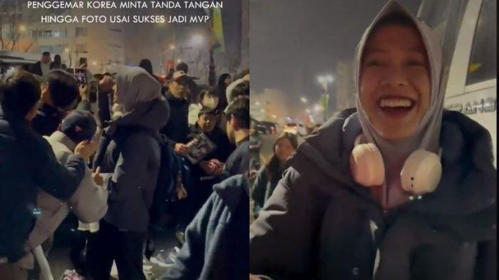 Viral Megawati Dikerumuni Fans Bak Idol K-Pop di Korea, Ada yang dari Thailand, Sukses Jadi MVP