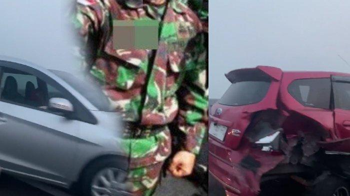 Viral Oknun TNI Lawan Arus Sebabkan 7 Tabrakan Beruntun, Putar Balik Seenaknya di Jalan Tol