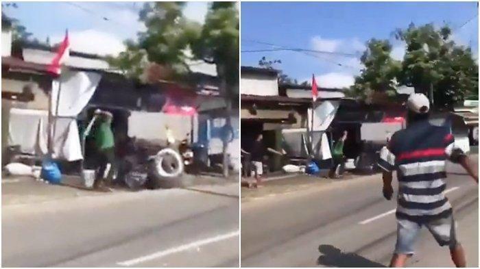 Viral Tukang Cukur Bacok Pelanggan, Komplain Hasil Tak Sesuai Harapan, Warga Teriak Histeris