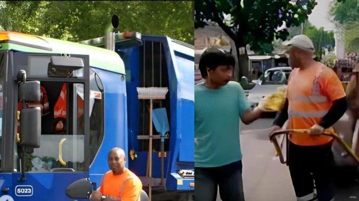 Wilbur Ramirez jadi tukang sampah di Jakarta