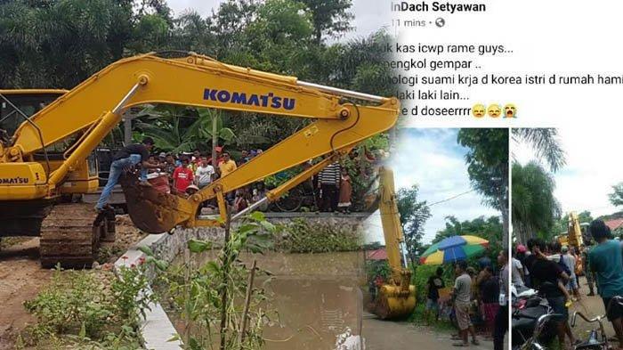 Fakta Baru Video Viral TKI Korea Buldoser Rumah di Ponorogo, Sudah Cerai & Ternyata Harta Gono-gini
