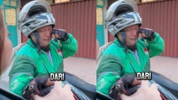 isah Driver Ojol Dapat uang Rp 100 Ribu di Pinggir Jalan