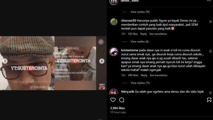 lihat foto Klarifikasi Denny Sumargo soal podcast dengan Lolly.
