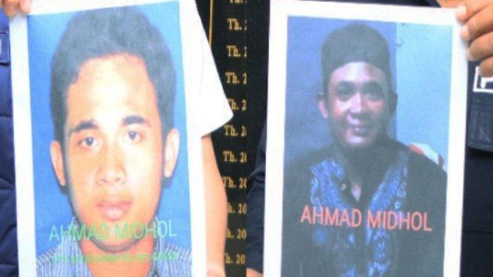Ini tampang otak perampokan dan pembunuhan di Dukun Gresik, Ahmad Midhol dalam Foto yang dipublikasikan oleh Polres Gresik. Eksekutor perampokan dan pembunuhan agen bank itu adalah tetangga korban sendiri.