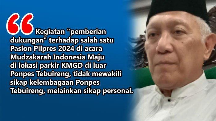 Pengasuh Ponpes Tebuireng, KH Abdul Hakim Mahfudz