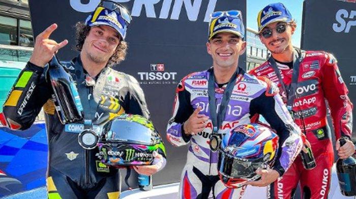 Pembalap Ducati menguasai podium Sprint Race MotoGP San Marino 2023, Sabtu (9/9/2023)