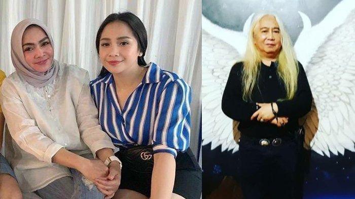Rieta Amilia bersama Nagita Slavina (kiri) dan Gideon Tengker (kanan)
