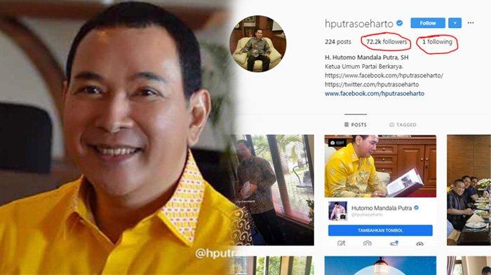 Tommy Soeharto Cuma Follow 1 Wanita di Antara 72 Ribu Followers, Sosoknya Dekat dengan Cendana
