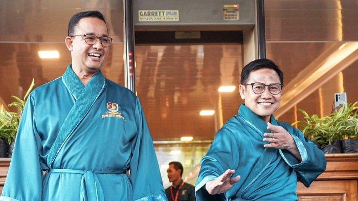 Pasangan Bacapres Anies Baswedan dan Muhaimin Iskandar (Cak Imin) di RSPAD Gatot Subroto saat jalani tes kesehatan syarat Pilpres