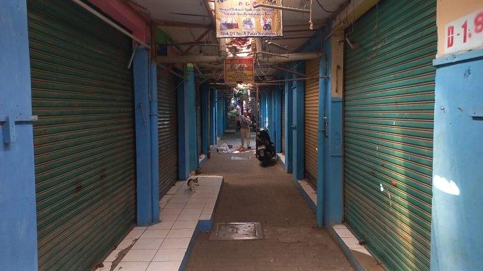 Sehari Usai Diserang Ratusan Anggota Ormas, Lapak Pedagang Pasar Kutabumi Tutup Tak Berjualan