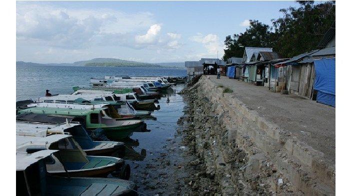 Ilustrasi kapal penumpang di Buton Tengah, Sultra.