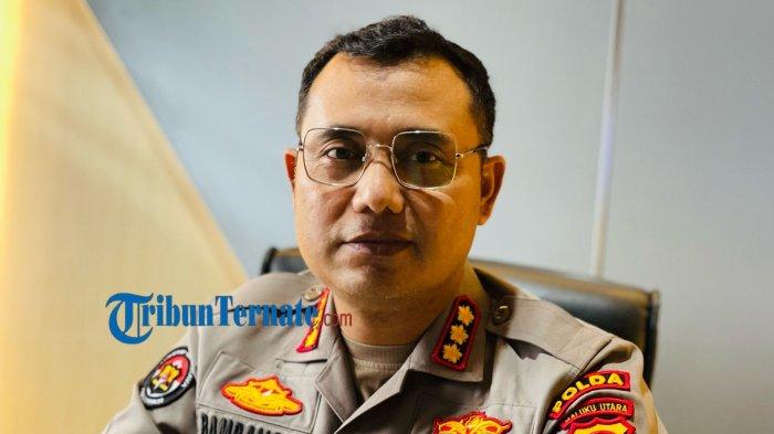 HUKUM: Kabid Humas Polda Maluku Utara Kombes Pol Bambang Suharyono saat diwawancarai Tribunternate.com, Senin (19/5/2025)