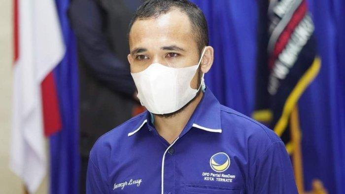 Sekretaris Bidang Politik dan Isu Strategis DPD partai NasDem Kota Ternate M Lessy