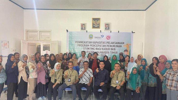 BKKBN Maluku Utara menggelar kegiatan peningkatan penurunan stunting dì Halmahera Timur