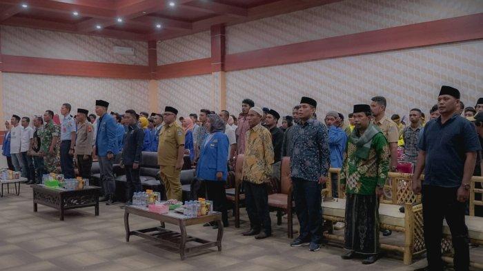 Tamu undangan di acara pelantikan PMII Cabang Morotai, Selasa (26/3/2024).