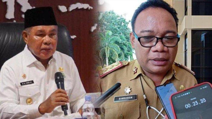 Plt Gubernur Maluku Utara Al Yasin Ali dan Sekprov Samsuddin A Kadir.