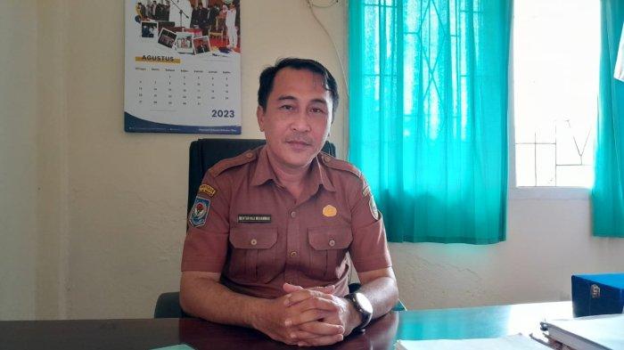 Kepala Dinas Pariwisata dan Kebudayaan (Disparbud) Halmahera Timur, Maluku Utara Muhtar Haji Muhammad saat berikan keterangan kepada TribunTernate.com, Rabu (29/5/2024)