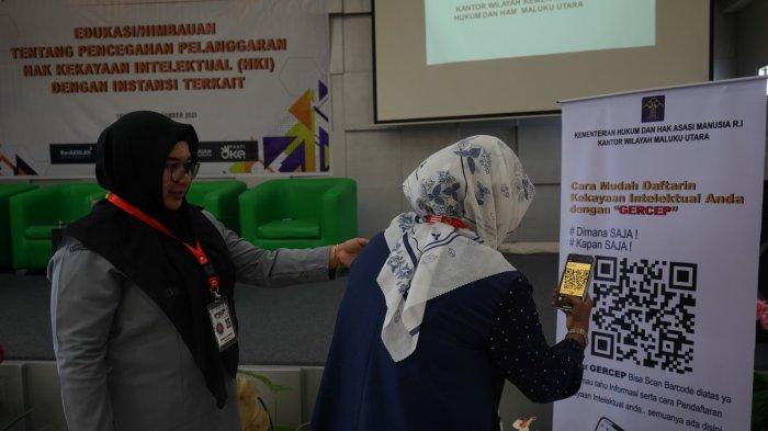 Launching GERCEP YANKI” (Gerakan Cepat Informasi Kekayaan Intelektual Maluku Utara), Selasa (26/9/2023)