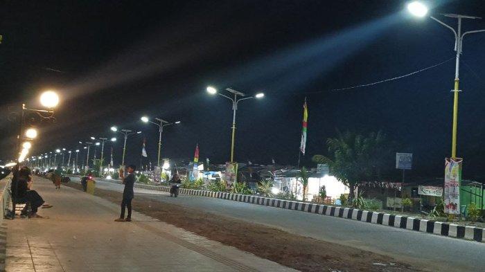 Tampak Jogging Track dì Pulau Taliabu yang baru diresmikan Bupati Aliong Mus