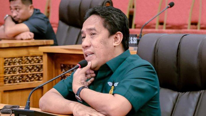 STATEMENT- Anggota Fraksi PKB DPRD Maluku Utara Muksin Amrin meminta Pemprov Maluku Utara prioritaskan perampingan struktur OPD, Kamis (1/5/2025).