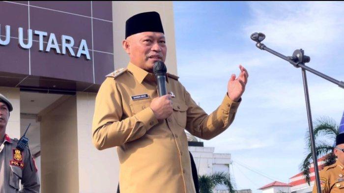 MUTASI - Wakil Gubernur Maluku Utara Sarbin Sehe menanggapi terkait pergantian sejumlah pimpinan OPD, Rabu (26/2/2025).
