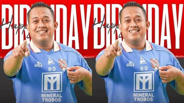Asistesn Pelatih Malut United Achmad Resal Octavian