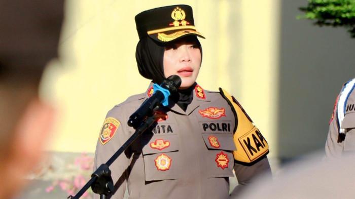 IMBAUAN: Kapolres Ternate, Maluku Utara AKBP Anita Ratna Yulianto pada sebuah kesempatan belum lama ini