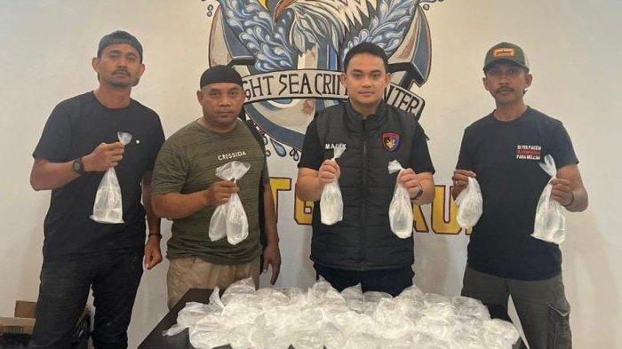 MIRAS: Barang bukti miras jenis cap tikus yang disita Tim Gakkum Polairud Polda Maluku Utara