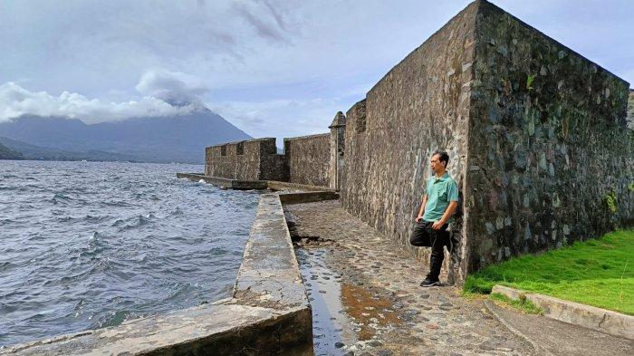 Benteng Kalamata di Kota Ternate, Maluku Utara. Diabadikan pada 14 Maret 2024