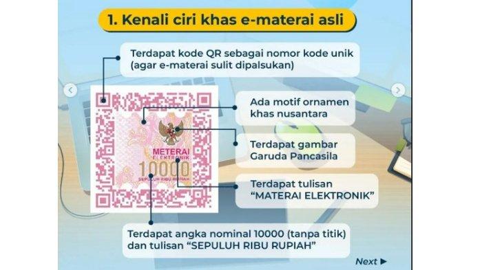 Cara cek e-meterai asli atau palsu