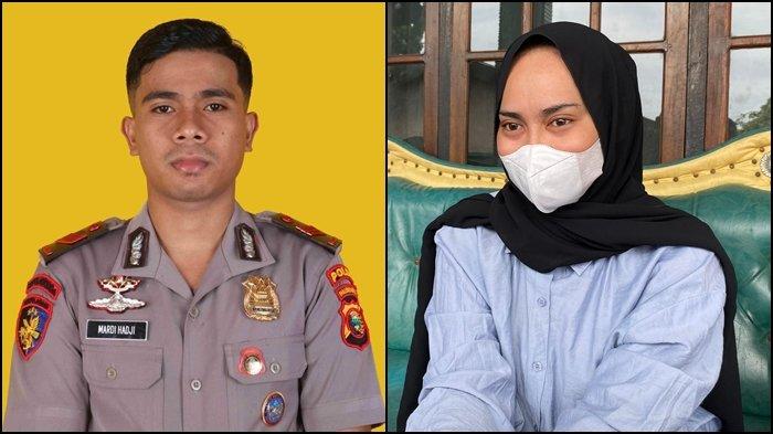 KISAH: Bharaka Anumerta Mardi Hadji korban meninggal dunia dalam insiden meledaknya speedboat Basarnas Ternate, Maluku Utara (kiri) dan sang istri Fitria (kanan)