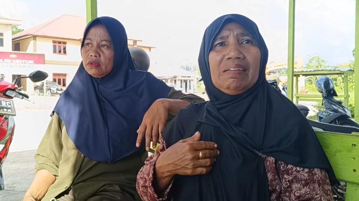 HUKUM: Muliana (58) dan Sulfia (42) lapor Istri Polisi ke Propam Polres Pulau Taliabu, Maluku Utara atas dugaan penipuan