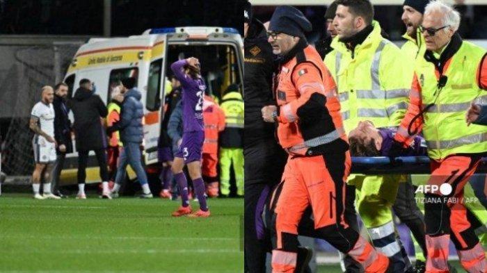 Edoardo Bove kolaps saat laga Fiorentina vs Inter Milan di pekan 14 Liga Italia 2024/2025, Senin (2/12/2024) dini hari WIB.