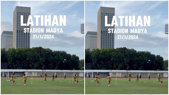 DUEL: Fun fact Malut United FC saat ini di babak 12 besar Liga 2 dengan angka 3. Tampak sejumlah pemain lakukan sesi latihan di Stadion Madya GBK, jelang duel lawan FC Bekasi City