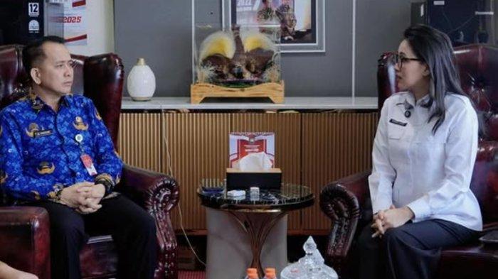 Gubernur Maluku Utara, Sherly Laos atau Sherly Tjoanda, melakukan kunjungan ke Ditjen Keuangan Daerah Kemendagri setempat pada 17 Maret 2025. Gambar tangkap layar diambil dari Instagram s_tjo pada 20 Maret 2025.