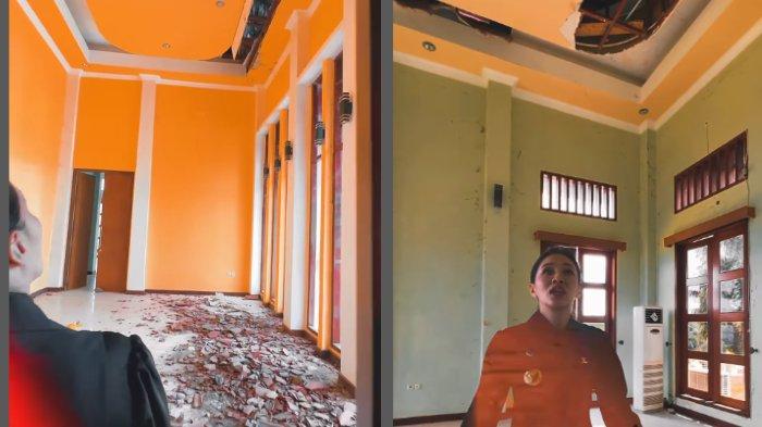 Gubernur Maluku Utara, Sherly Laos atau Sherly Tjoanda, menyempatkan diri untuk mengunjungi rumah dinasnya yang rusak parah di Kota Sofifi. Gambar tangkap layar Instagram @s_tjo diambil pada Minggu 9 Maret 2025.