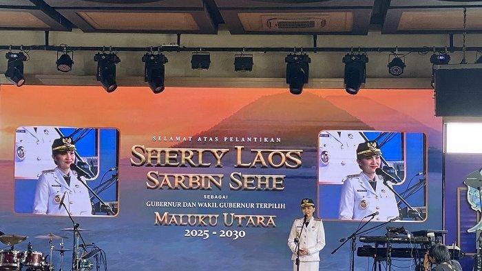 SHERLY LAOS MENANGIS - Gubernur Maluku Utara (Malut) Sherly Tjoanda atau Sherly Laos menangis saat mengenang sang suami, Benny Laos. Dia mengaku tidak akan terpilih menjadi Gubernur Malut jika tidak ada peran Benny Laos.