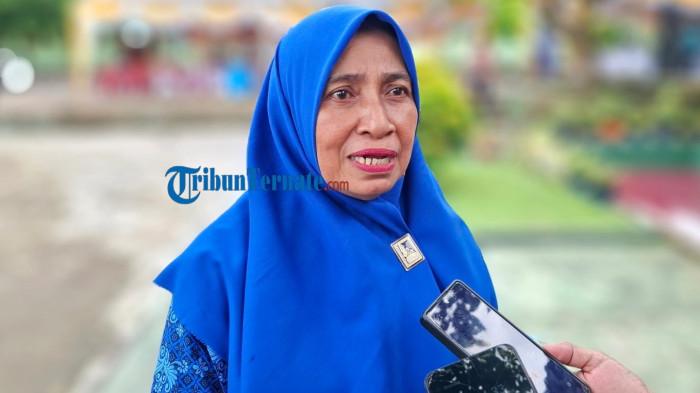 HARAPAN: Kepala SMA Negeri 5 Kota Ternate, Maluku Utara Difa Fara saat diwawancarai Tribunternate.com, Kamis (17/7/2025)