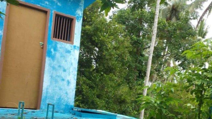 AIR: Tampak Bak penampung air bersih di Kelurahan Tombolo, Kota Ternate, Maluku Utara yang terbengkalai