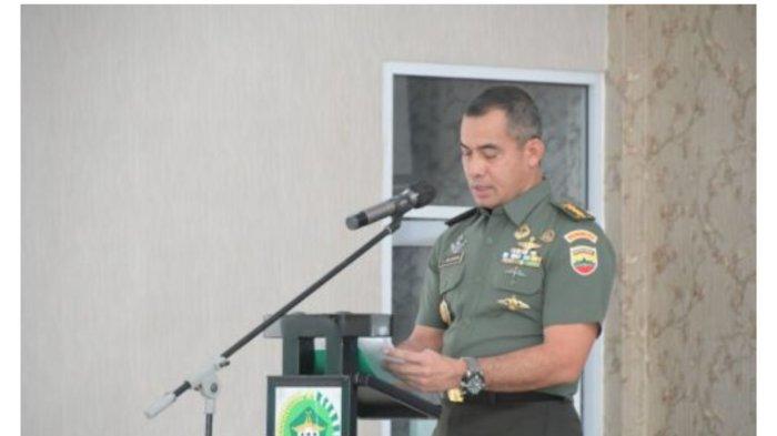 Kolonel Inf Enoh Solehudin Danrem 152 Babullah Ternate Maluku Utara yang baru, Minggu (4/8/2024)